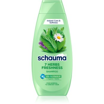 Schwarzkopf Schauma 7 Herbs sampon pe baza de plante pentru par normal spre gras - imagine 2